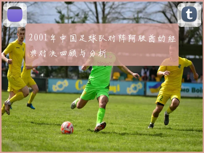 2001年中国足球队对阵阿联酋的经典对决回顾与分析